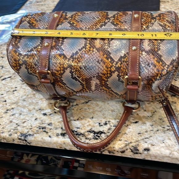 Dooney & Bourke Limited Edition Python/Snakeskin Florentine Satchel - Picture 10 of 16